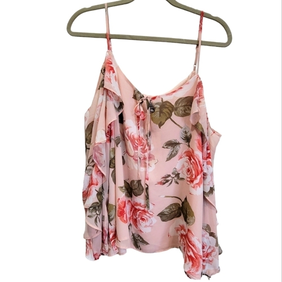 NWT Soho NY&C Floral Cold Shoulder Long Sleeve Blouse - Picture 2 of 7